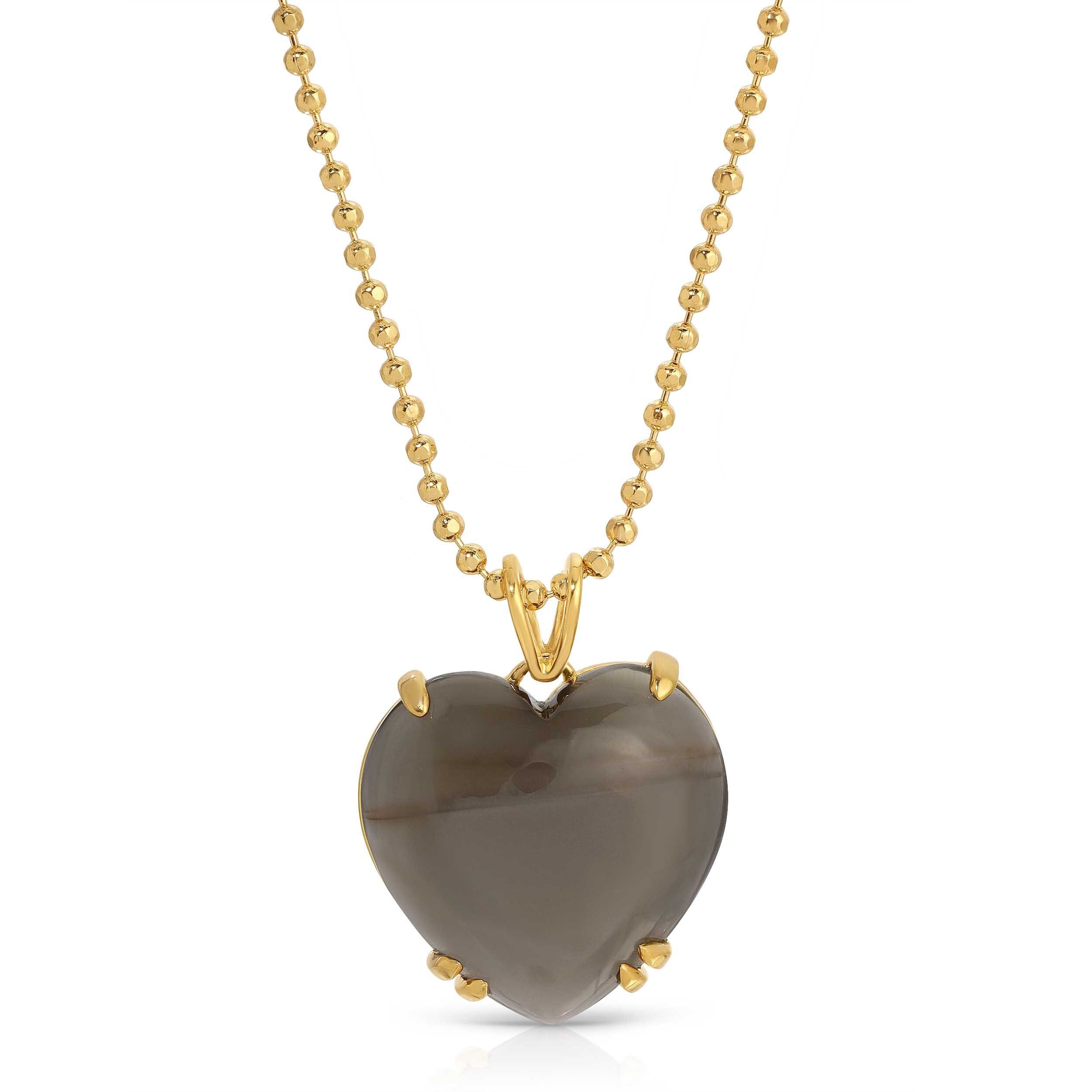 ネックレス・ペンダント Monday Edition _ Baby Heart Black Necklace MONDAY EDITION》 BABY HEART BLACK NECKLACE (Monday Edition
