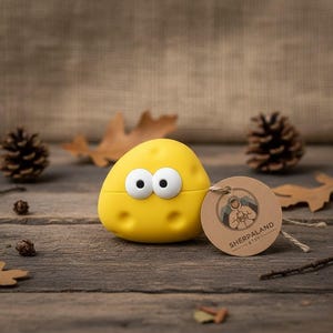 Kawaii Cartoon Silicone AirPods Case | Cute Case for AirPods Pro, 4, 3, 2 | Original Gift | Gift Idea Eponge
