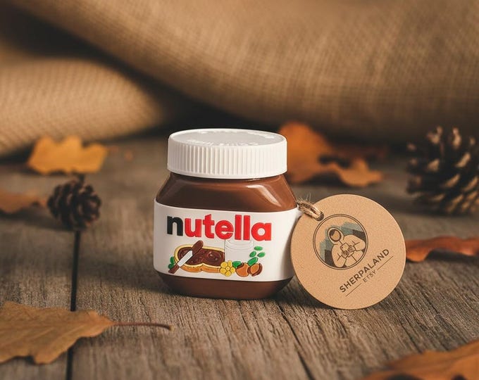 3D Nutella AirPods Case | Silicone Protective Case for AirPods 1 2 3 Pro | Original Novelty Cover | Fun Earphone Accessory Gift