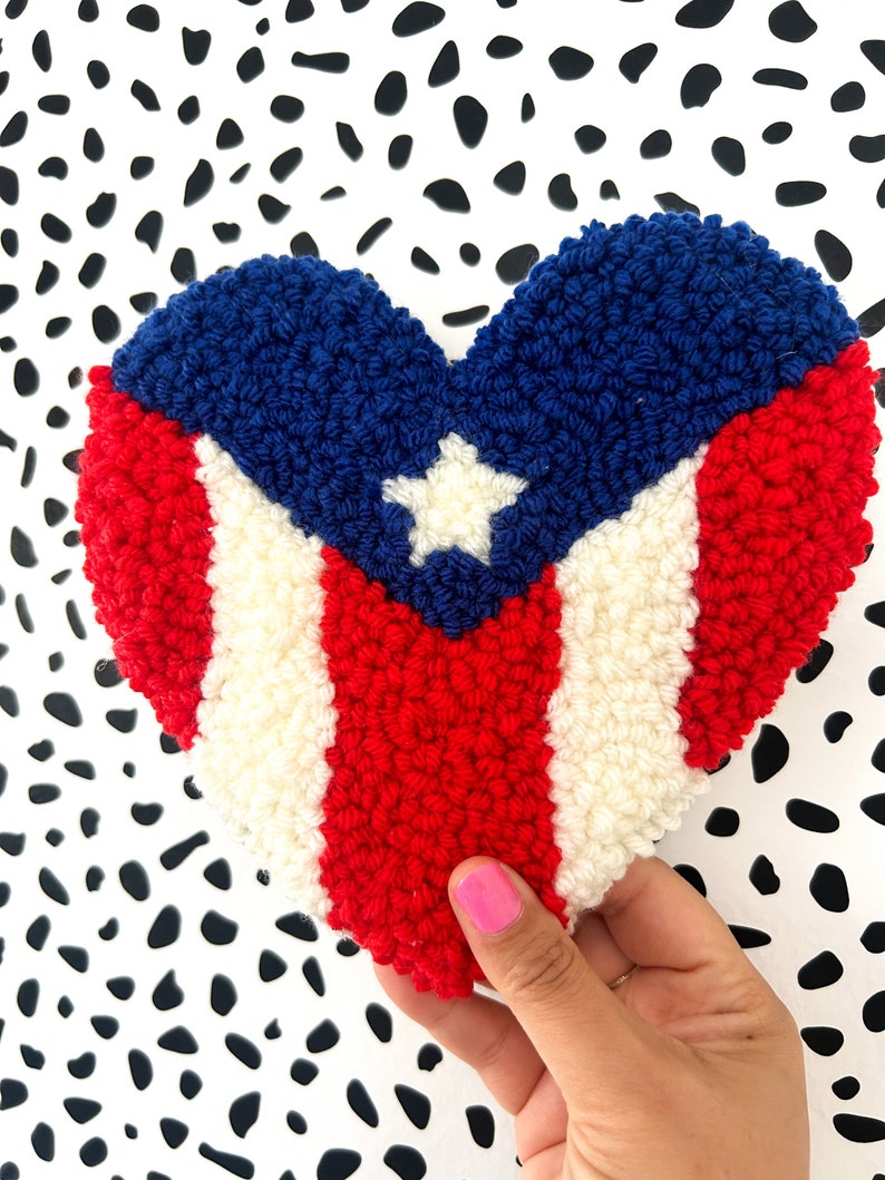 Puerto Rican Flag Heart image 1