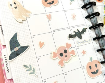 Cute Halloween Planner Stickers