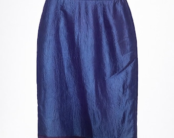Christian Lay vintage iridescent blue skirt