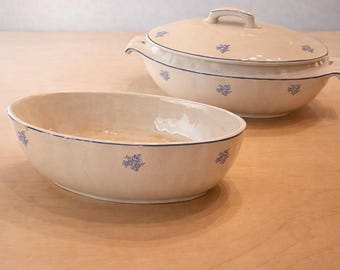 Vintage Tureen and Bowl Set – Sacavém Pottery - Portugal