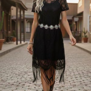 white christmas dresses Victoria Black Dress – Rockwell Tharp main image 0