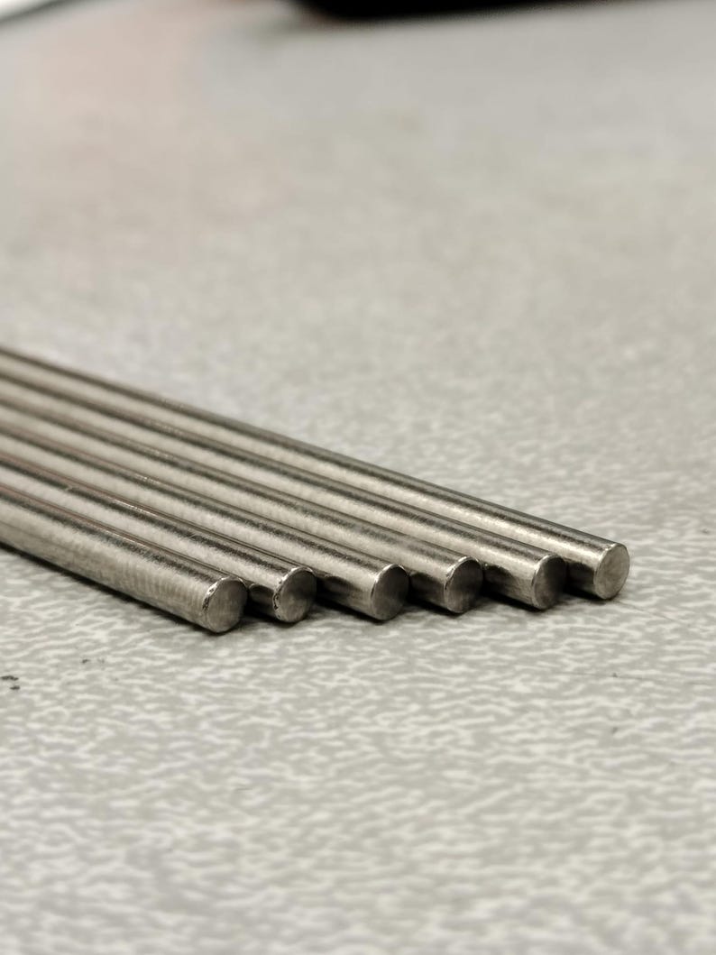 1/8'' Stainless Steel Metal Rods - Etsy