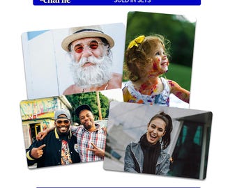 Imanes fotográficos personalizados de 2 x 3 pulgadas