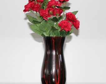 5290 fluid art acrylic glass flower vase