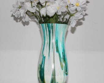 5495 fluid art acrylic glass flower vase
