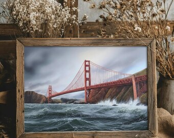 The Golden Gate in Storm