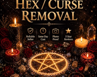 Hex & Curse Removal – Black Magic Clearing, Negative Energy Release and Protection