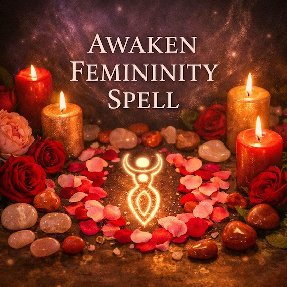 AWAKEN FEMININITY SPELL - Feminine Energy, Sensuality & Power | Same Day Cast
