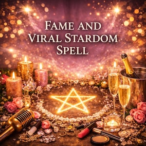 Fame and Viral Stardom Spell – Attract Massive Attention & Followers | Same day casting