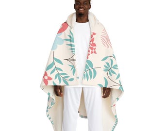 Cozy Hooded Sherpa Blanket Hooded Sherpa Fleece Blanket | Wearable Blanket