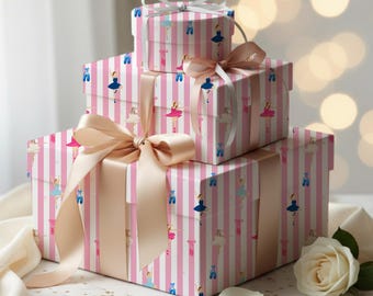 Carta da regalo per balletto, ballerina rosa, ideale per Natale, vacanze, compleanno, saggio di danza e altre occasioni speciali, perfetta per le ragazze amanti della danza.