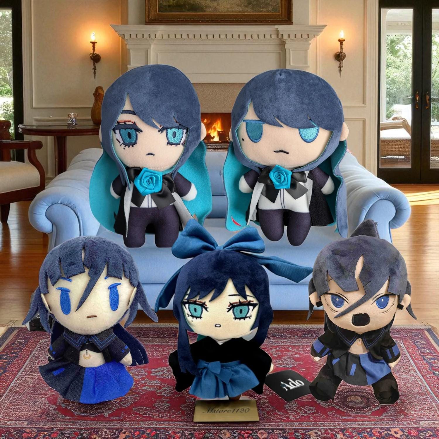 Ado Hibana Plush Toy Commemoration Plush Ado Usseewa Doll Stuffed Game Soft Pillow Doll Kawaii Room Decor Toy Kids Gift