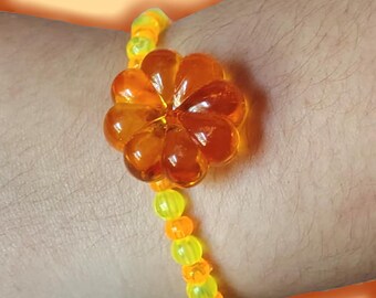 Kürbis Aufnäher Armband