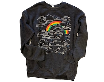 Unisex Rainbow Crew Neck sweater
