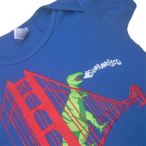 Infant Royal Blue Dinosaur Onesie (SIZE 3-6months)