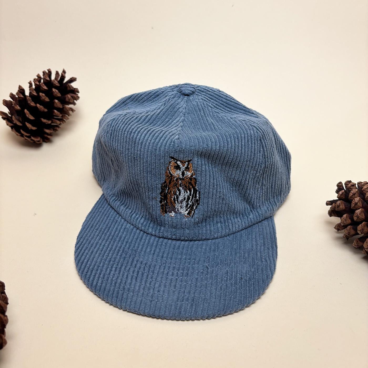Owl Embroidered Hat &ndash; Bird Lover Gift &ndash; Nature Dad Cap