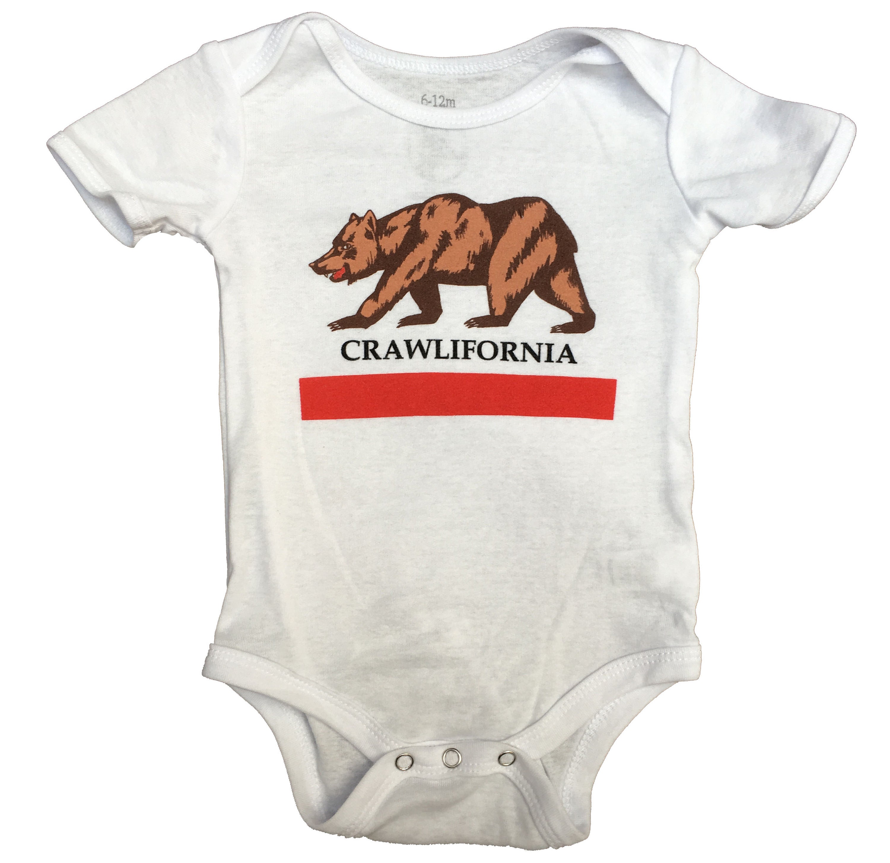 FanYe Unisex Baby Onesies California Bear Surf Long Sleeve Infant Bodysuit 