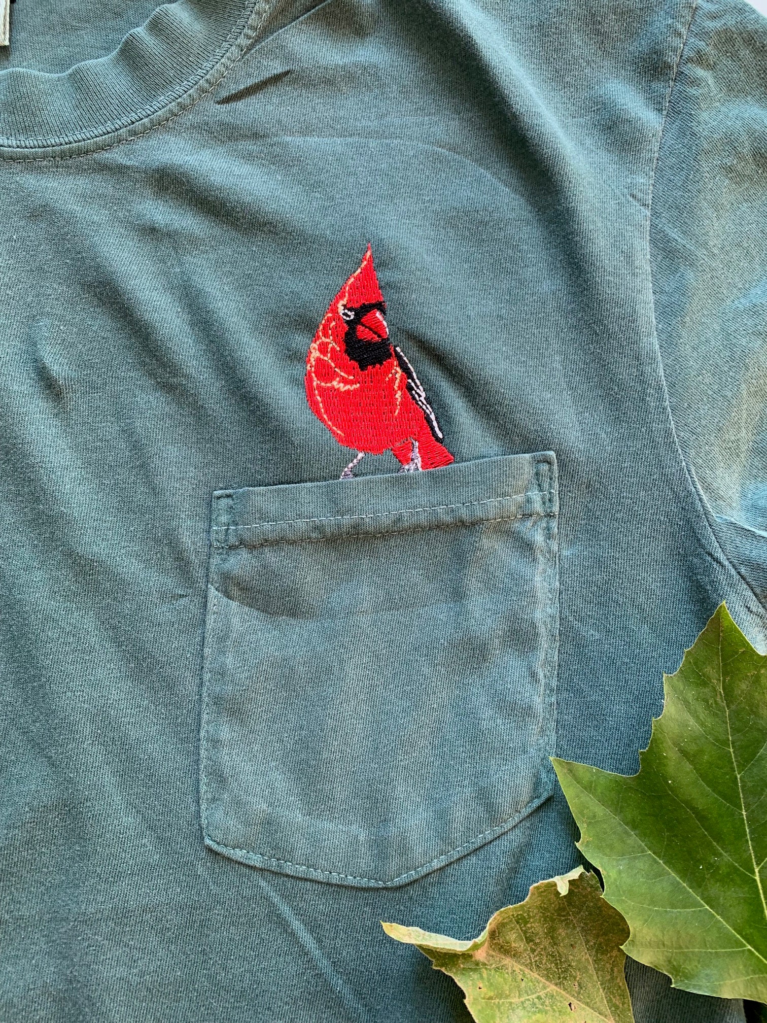 トップス Bowling Shirt - Bird Embroidery Denim ENGINEERED GARMENTS