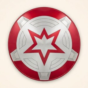 Captain America Shield 24 Inch Steel Replica for Cosplay, LARP, Wall Display image 2