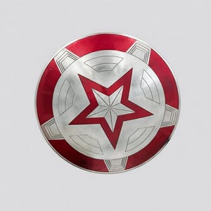 Captain America Shield 24 Inch Steel Replica for Cosplay, LARP, Wall Display image 4