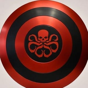 Hydra Captain Shield Metal Replica | 24 Inch steel Cosplay & Display Prop image 3