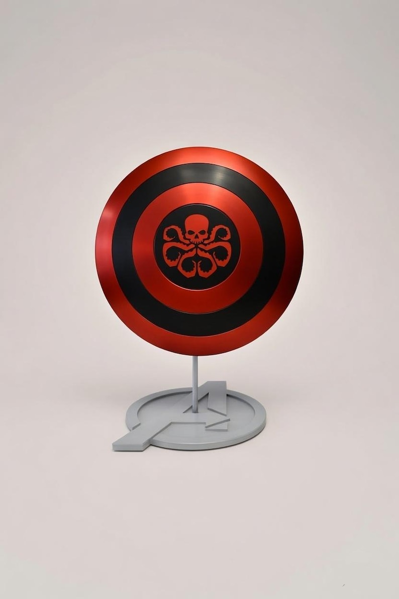 Hydra Captain Shield Metal Replica | 24 Inch steel Cosplay & Display Prop image 1