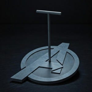 Hydra Captain Shield Metal Replica | 24 Inch steel Cosplay & Display Prop Only Stand