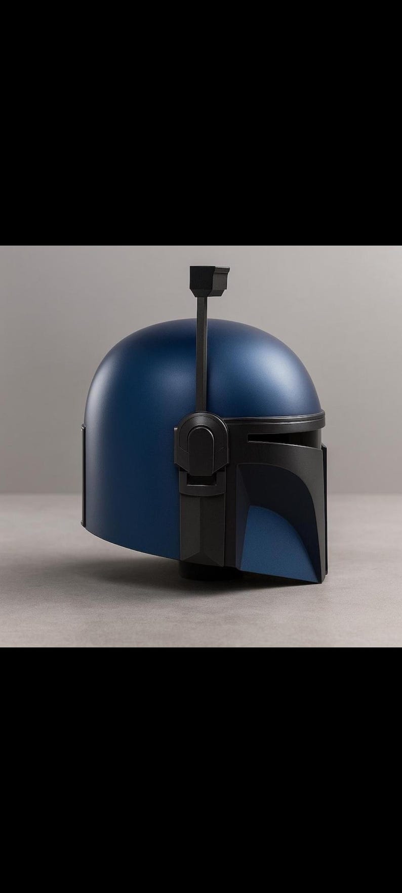 Mandalorian Style Helmet | Sci-Fi Cosplay Armor | Bounty Hunter Inspired Helmet | Space Warrior Prop | Mando Look image 4