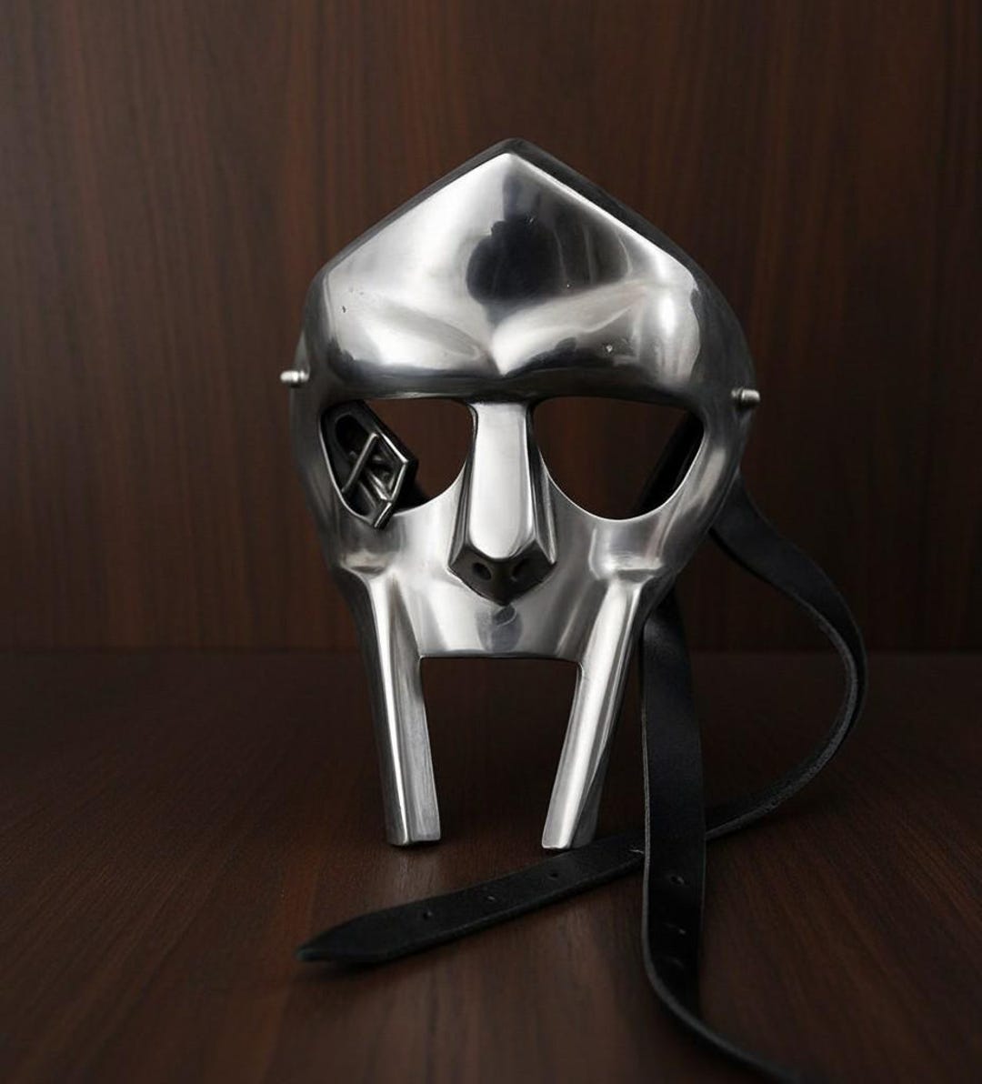 Halodoom Mask MF Doom Style Handcrafted Aluminum Mask by Nauticrest – Wearable ...