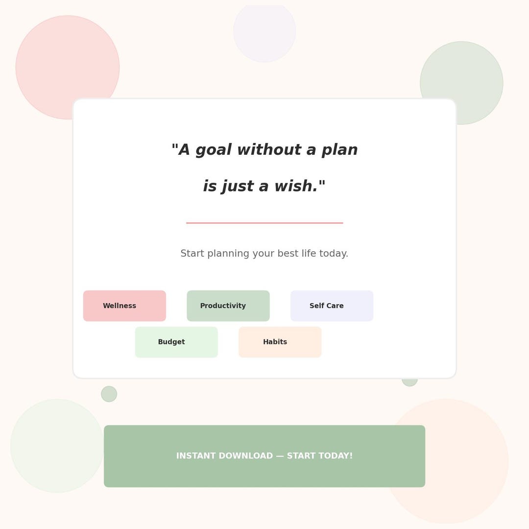 Productivity Journal.pdf Daily Wellness Planner 2026 | Productivity Habit Tracker PDF | Self ...