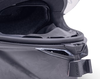 Supporto per mento AGV Pista GP per GoPro e action camera, kit di montaggio per casco resistente in PETG, set di fissaggio completo da 11 pezzi, supporto sicuro per vlogging