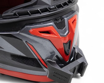 Monture mentonnière Givi 50,8 pour GoPro et caméras d'action, kit de fixation durable pour casque PETG, 11 pièces de fixation, équipement de vlogging sécurisé