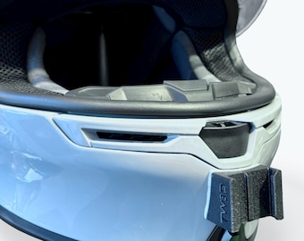 AGV K6S Hakfäste för GoPro och actionkameror, PETG hållbart hjälmfästeskit, 11-delars komplett fäste, säkert vloggtillbehör