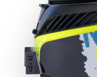 Supporto per mento AGV K3 per GoPro e action camera, kit di montaggio per casco resistente in PETG, set di accessori completo da 11 pezzi, accessorio sicuro per vlogging