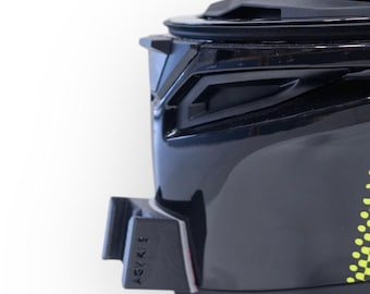 Supporto per mento AGV K1 per GoPro e action camera, kit di montaggio per casco resistente in PETG, set di accessori completo da 11 pezzi, accessorio sicuro per vlogging