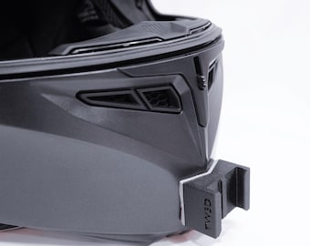 Supporto per mento compatto AGV ST per GoPro e action camera, kit di montaggio per casco resistente in PETG, set di fissaggio completo da 11 pezzi, supporto sicuro per vlogging