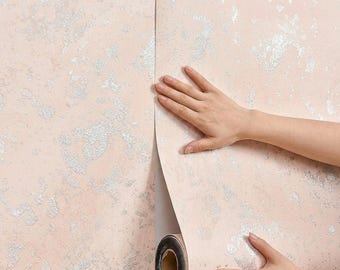 Rollo de papel pintado texturizado / Revestimiento de pared moderno no tejido para salón, dormitorio y pared de TV.