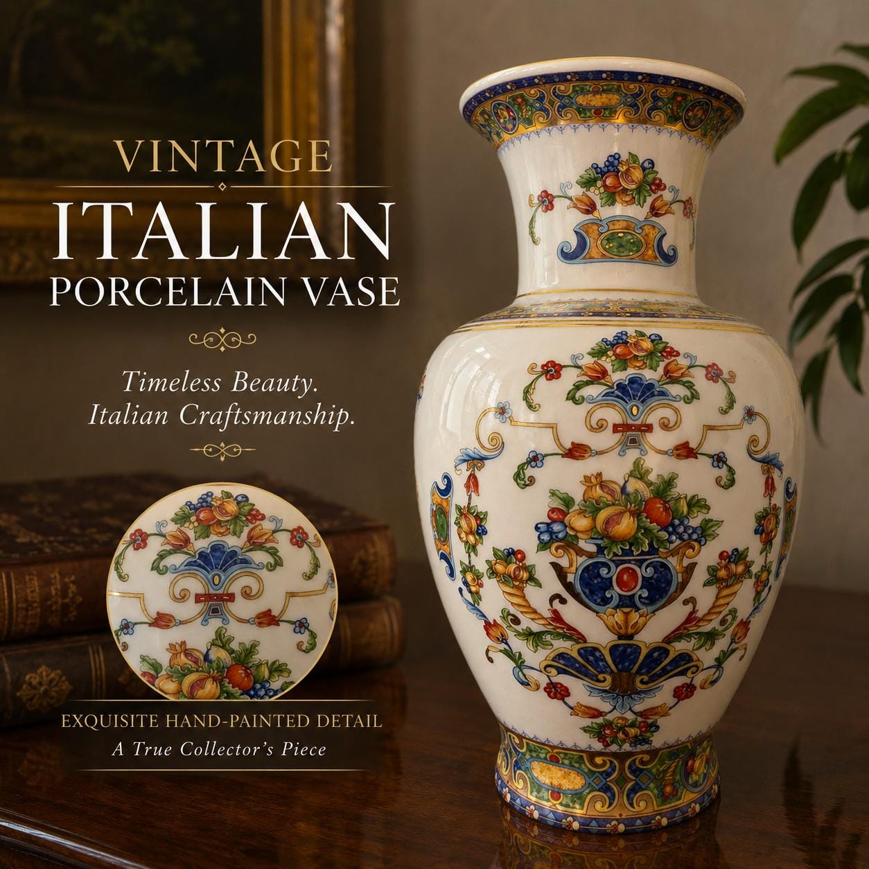 Hand Made Vase Italy - Etsy Canada