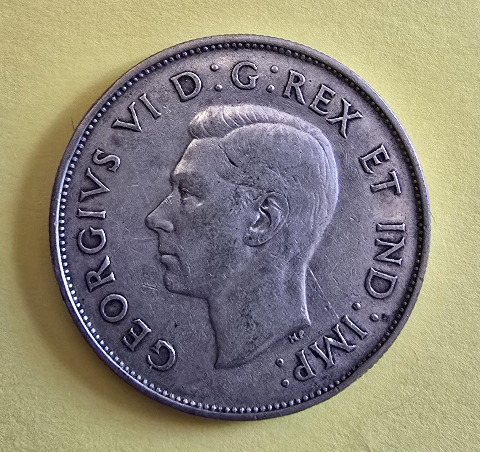 1943 Canada 50 Cents - Etsy