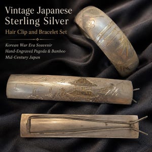Vintage Japanese Sterling Silver 950 - Etsy