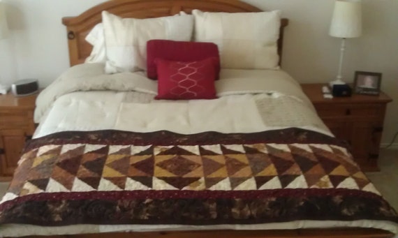 Earth Tone Bed Runner - Earth Tone Bedding Full Earth Tone Bed Runner - Earth Tone Bedding Full