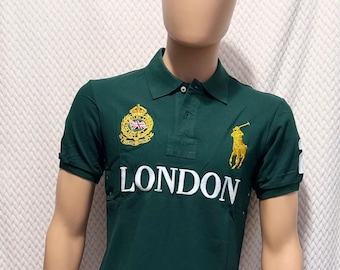 Polo Ralph Lauren "london" Big Pony Chief Keef T-shirt - Size S - Etsy