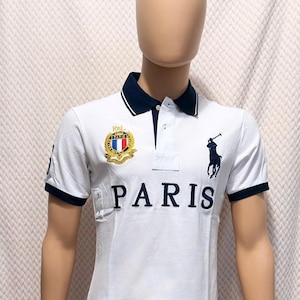 Ralph Lauren ホワイトポロシャツ　チーフキーフ　sawg Chief keef polo ralph lauren - Etsy 日本