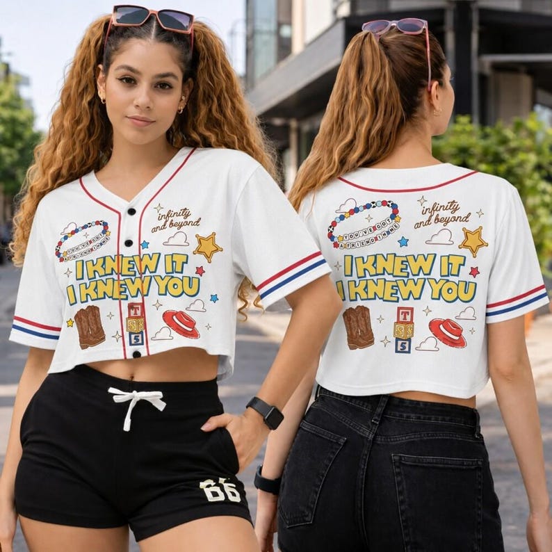 Lo sabía, te conocía, camiseta de béisbol de Toy Story 5, camiseta de béisbol retro de Toy Friends, Toy Story 5, tienes un amigo en mí TS5 imagen 1