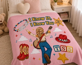 I Knew It, I Knew You, Toy Story 5 Blanket, Retro Toy Friends Blanket, Toy Story 5, You've Got A Friend In Me TS5