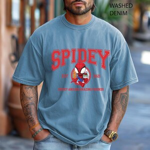 Camisetas de Spidey y sus increíbles amigos, camiseta de Ghost Spider, camisetas a juego para la familia de los Vengadores, camiseta de Spiderman, camiseta de superhéroe de los Vengadores imagen 3