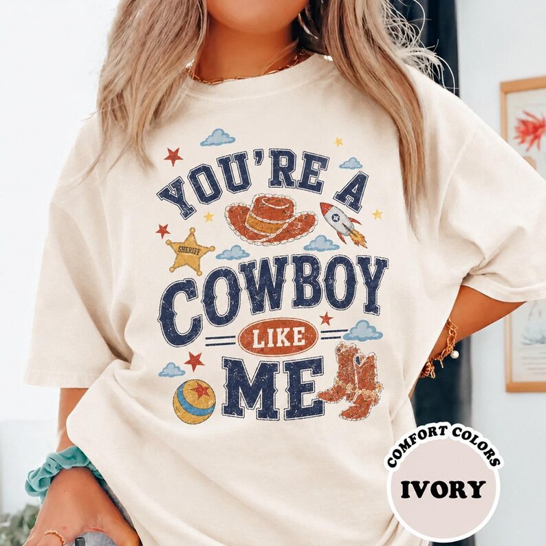 I Knew It I Knew You Tee, Cowboy Like Me Shirt, Vintage Western Jessi Toy Story 5, Retro Cowgirl Graphic Gift For Music Fan, Toy Story Lover image 2